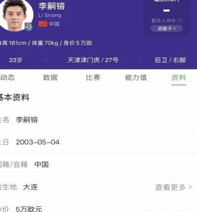 李嗣镕加盟青岛海牛，留洋欧洲多队